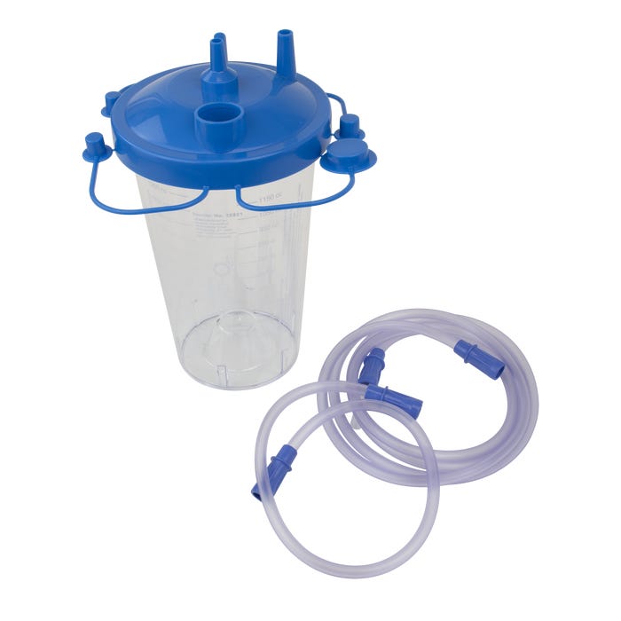 SUCTION CANISTER 1200CC DISP FLOAT 40CS